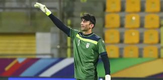 Alireza Biranvand titular na vitória do Irão